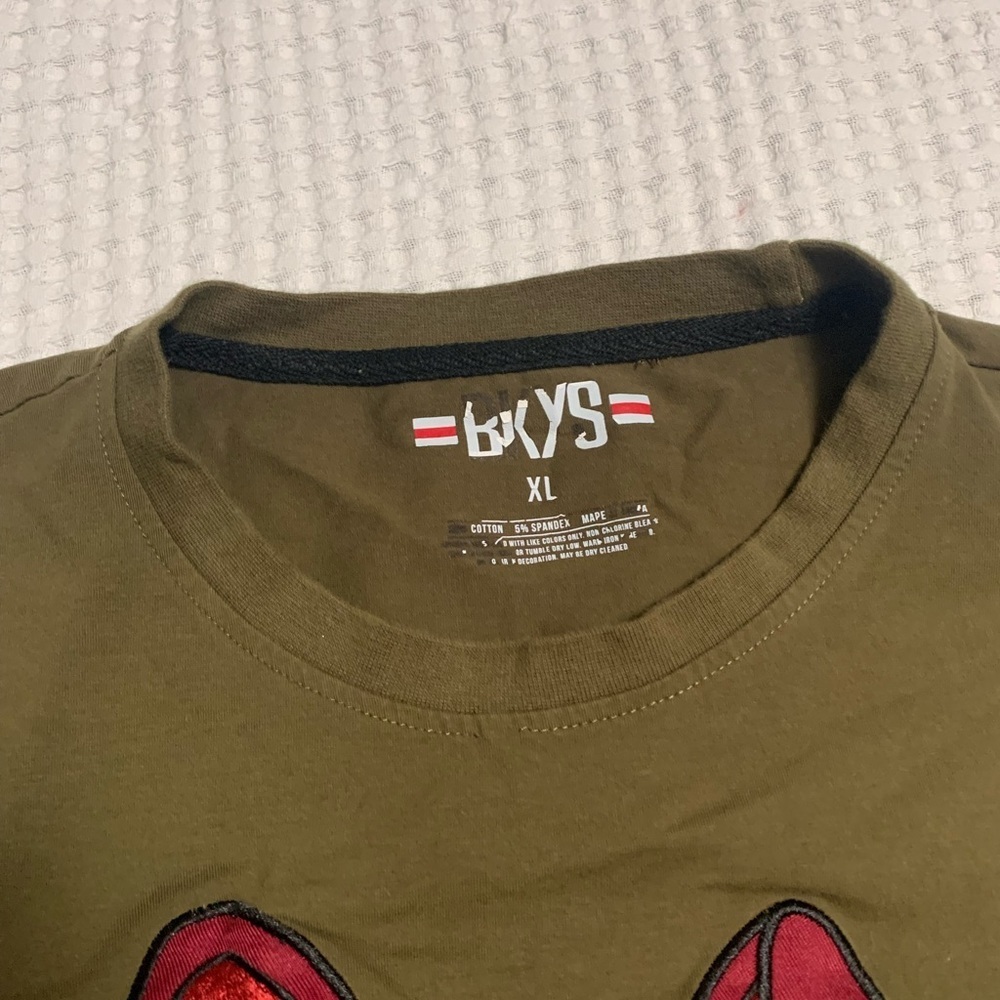BKYS - Black Keys Lucky Charm Tee Patch Olive Burgundy - Picture 4 of 12